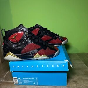 Nike Air Jordan 7 Retro DB BG Doernbecher Sneakers Size  7Y 898651-015